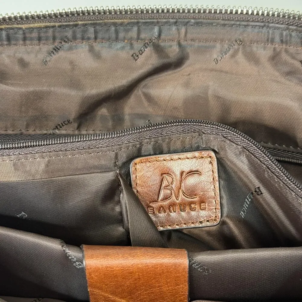 Banuce leather briefcase